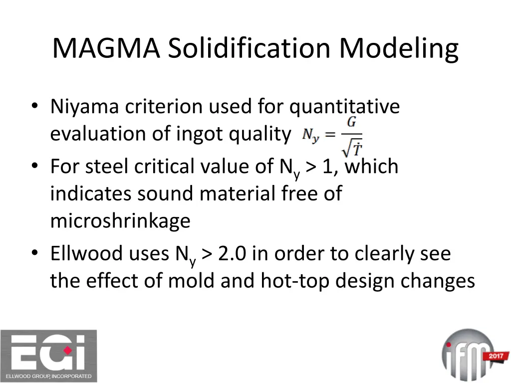 magma solidification modeling