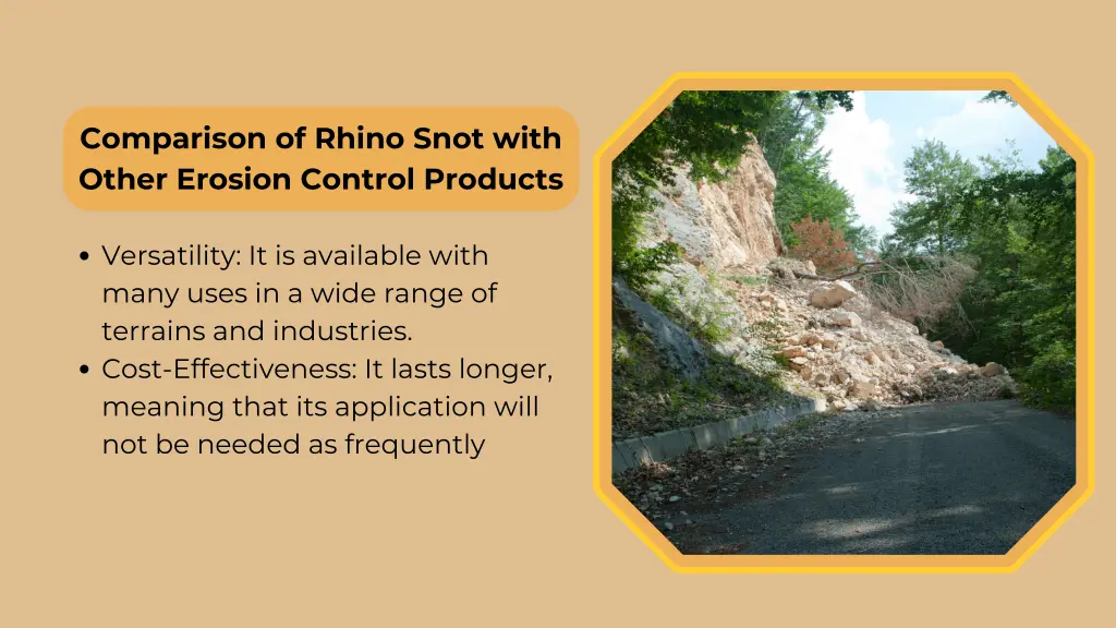 comparison of rhino snot with other erosion