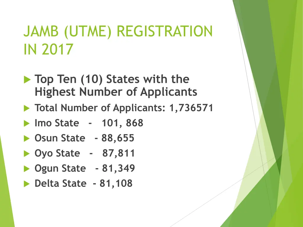 jamb utme registration in 2017