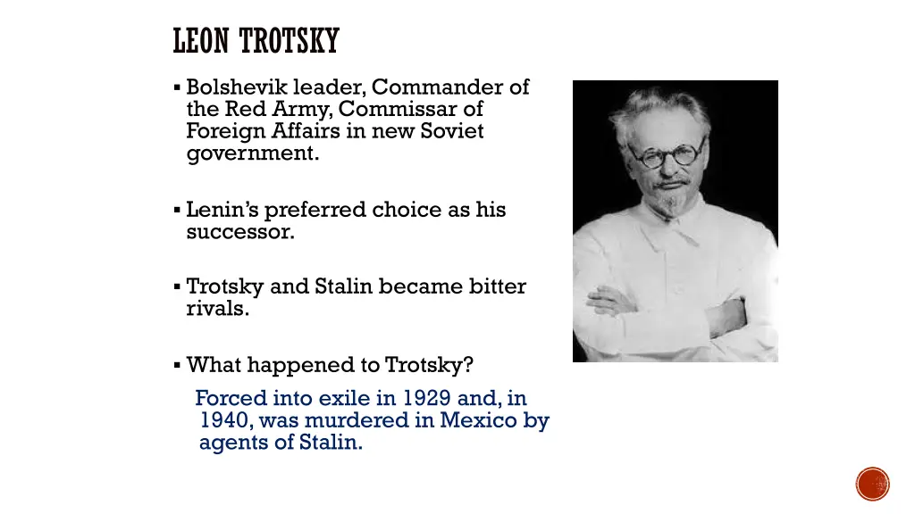 leon trotsky bolshevik leader commander