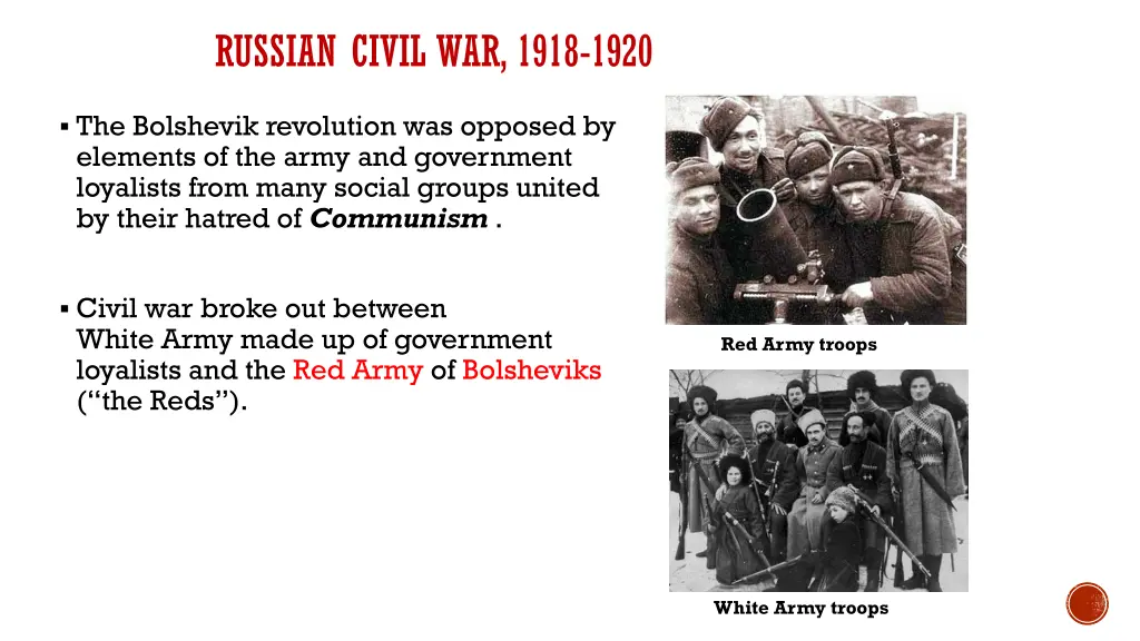 russian civil war 1918 1920