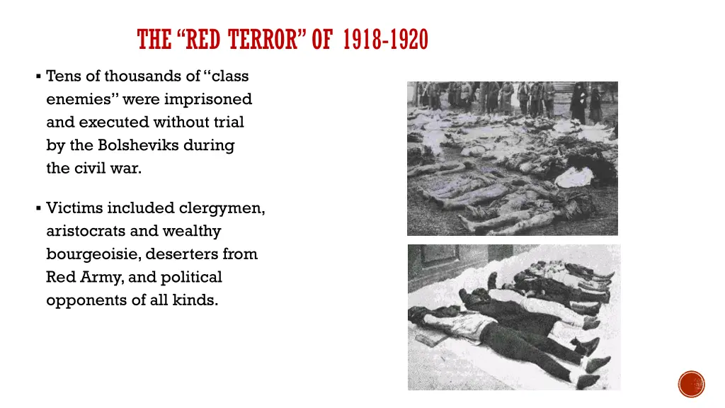 the red terror of 1918 1920