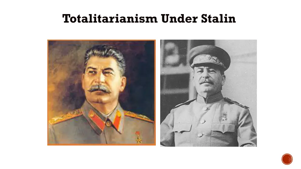 totalitarianism under stalin