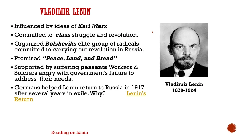 vladimir lenin