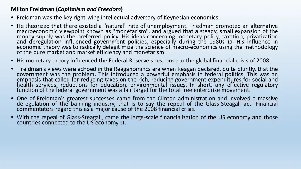 milton freidman capitalism and freedom freidman