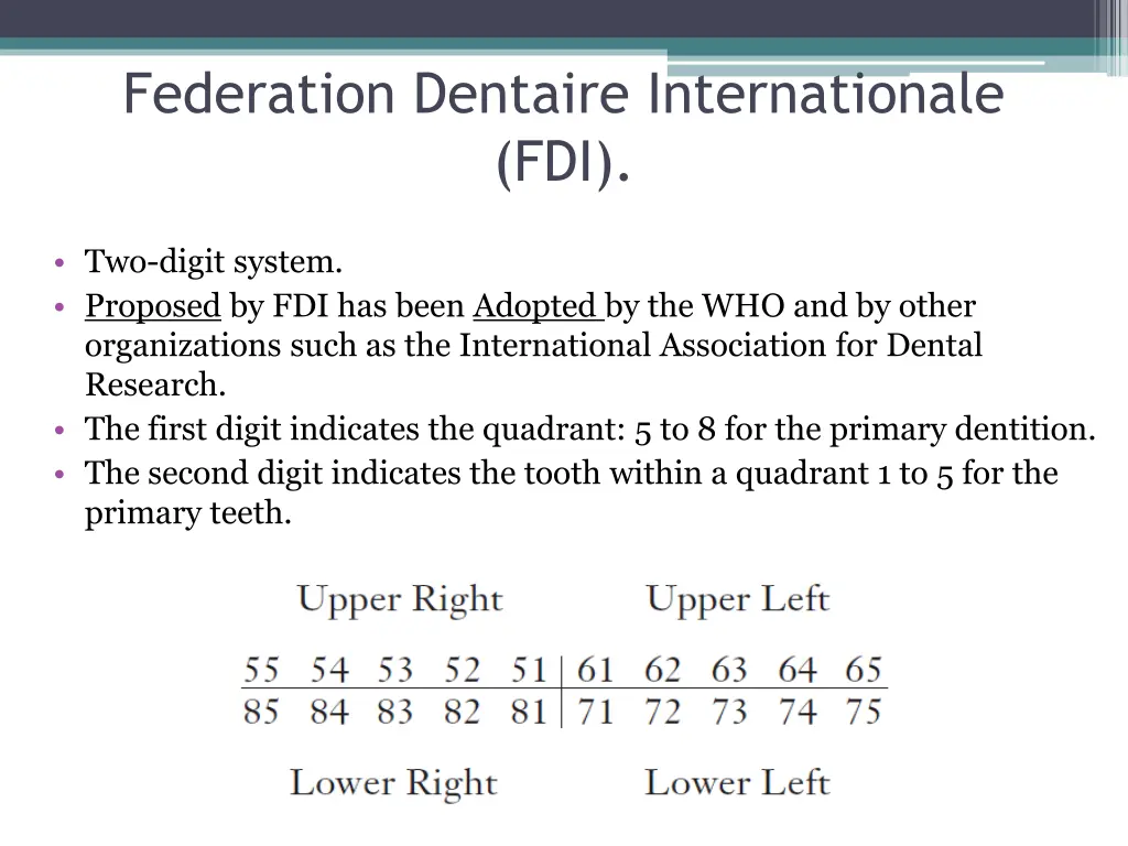 federation dentaire internationale fdi