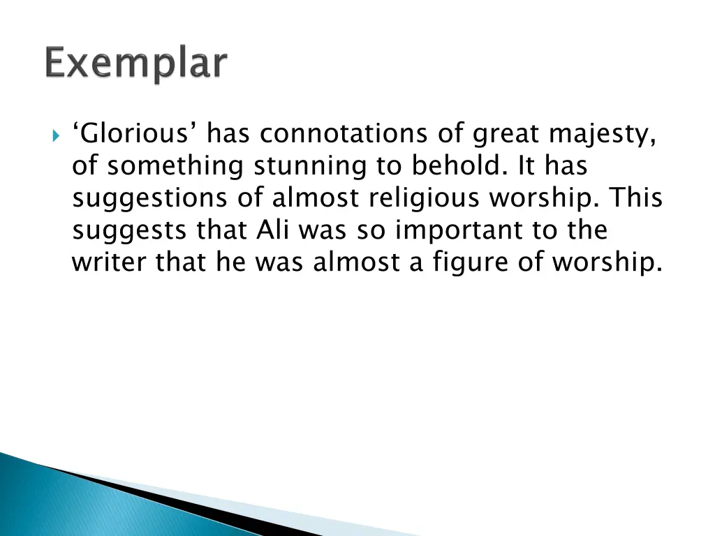 glorious has connotations of great majesty