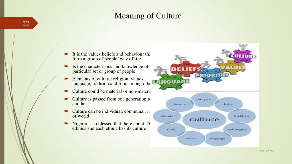 meaning of culture