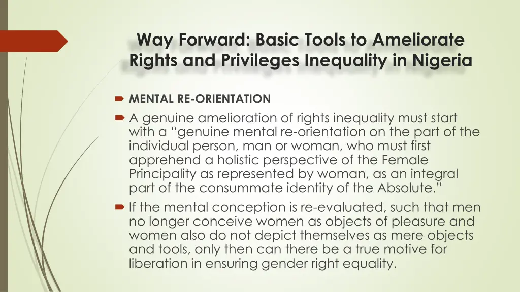 way forward basic tools to ameliorate rights 2