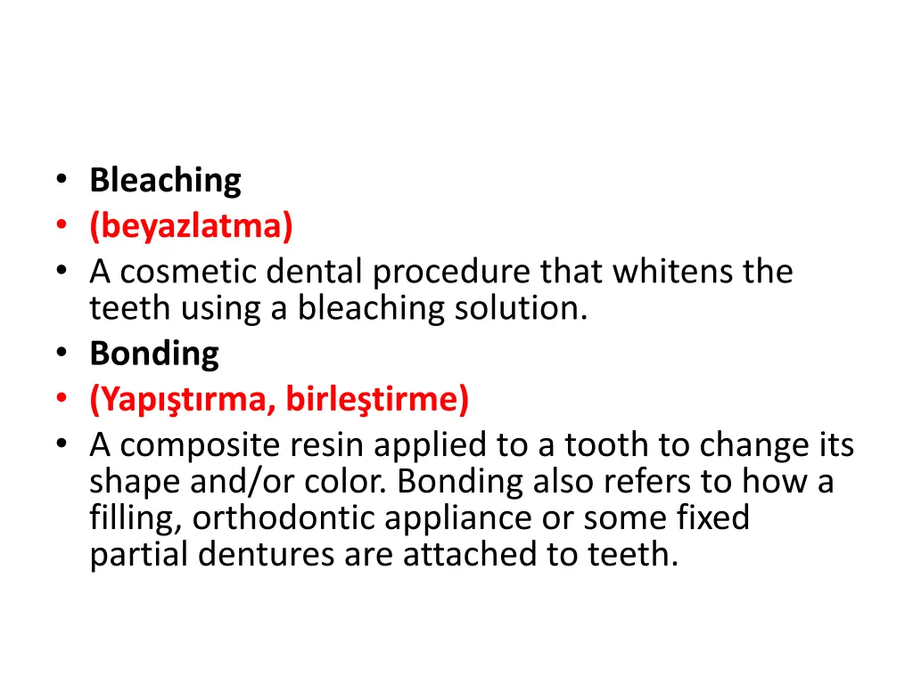 bleaching beyazlatma a cosmetic dental procedure