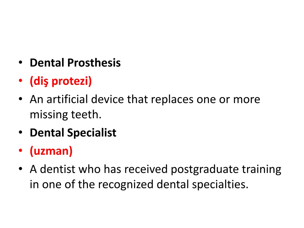 dental prosthesis di protezi an artificial device