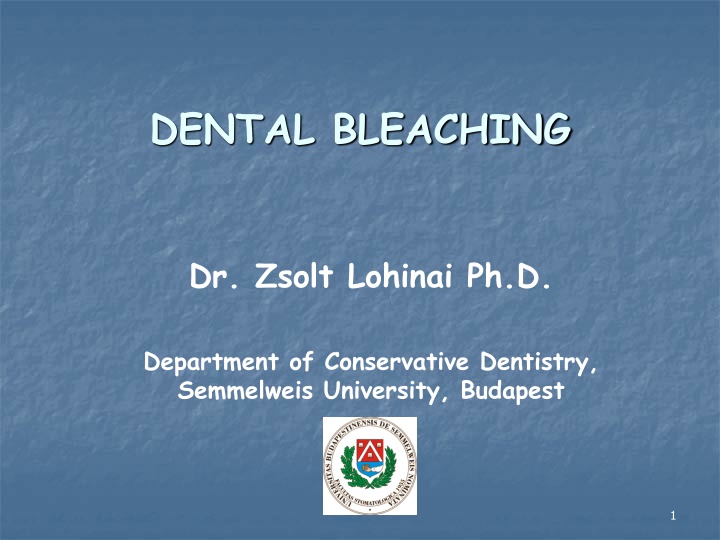 dental bleaching