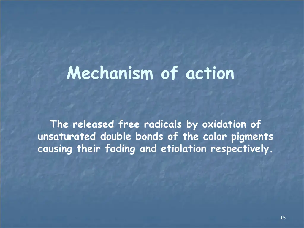 mechanism of action