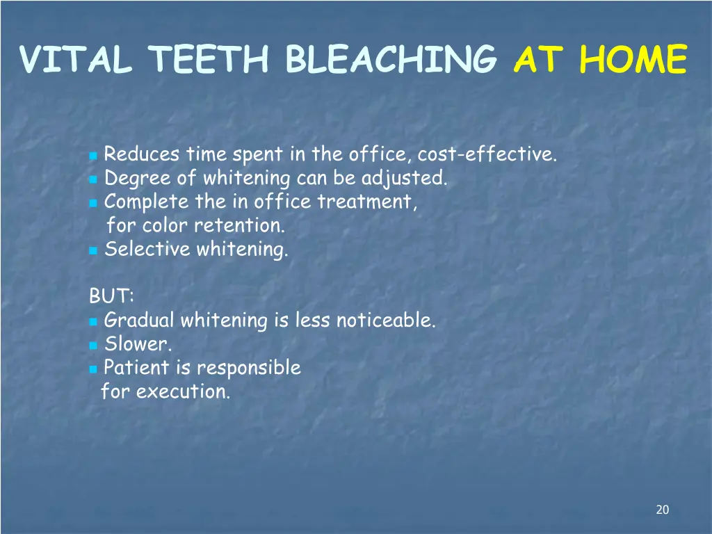 vital teeth bleaching at home