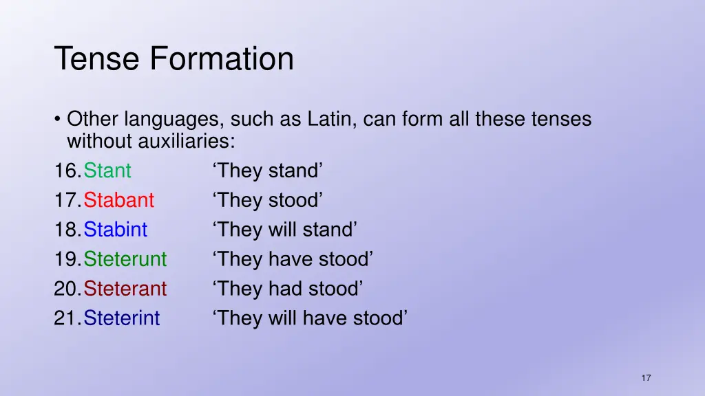 tense formation 2