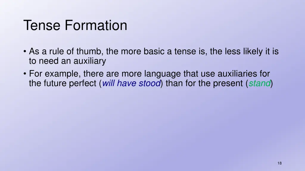 tense formation 3