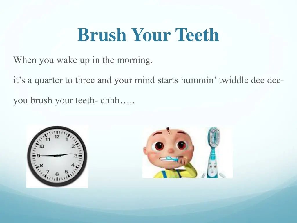 brush your teeth 1