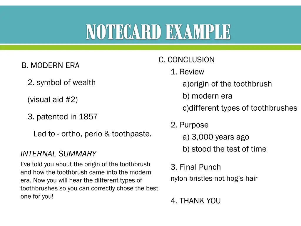 notecard example 1