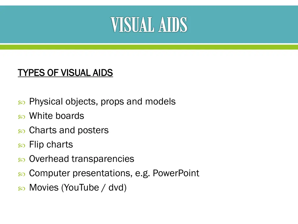 visual aids 1