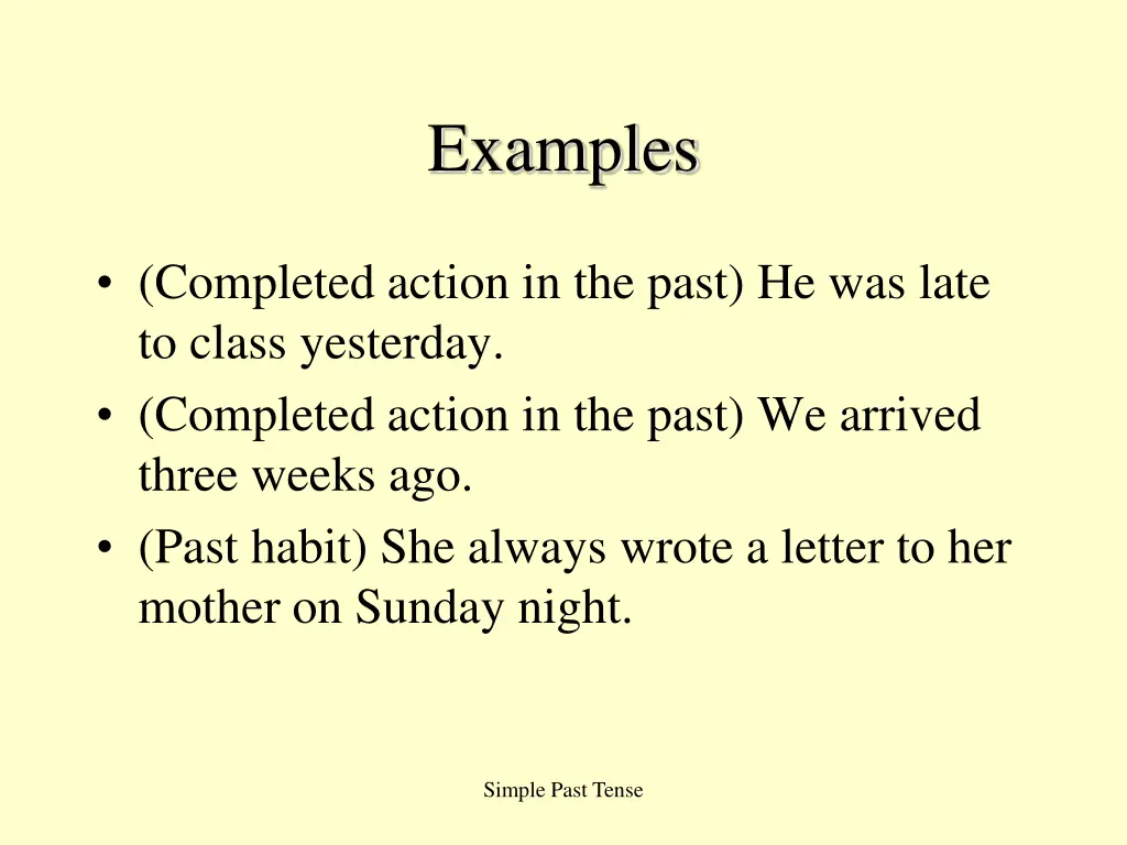 examples 1