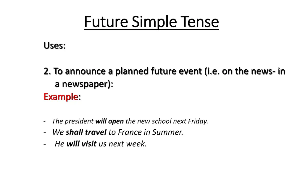 future simple tense future simple tense 1