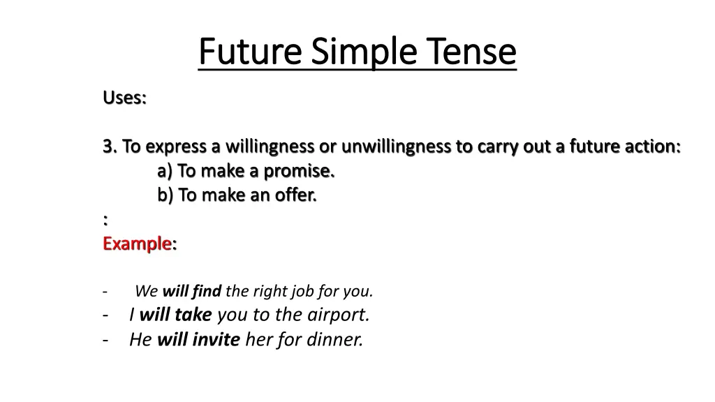 future simple tense future simple tense 2