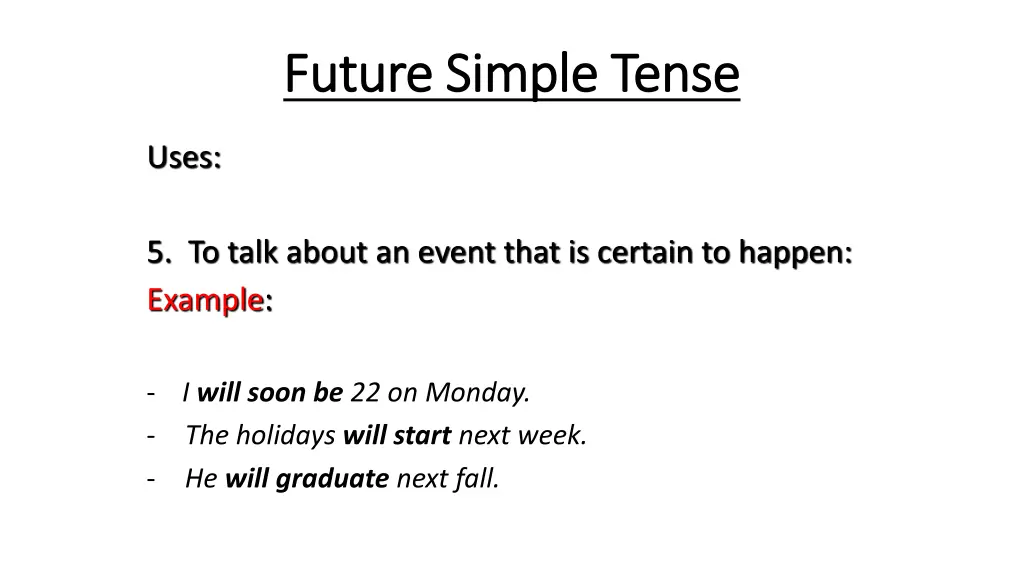 future simple tense future simple tense 4