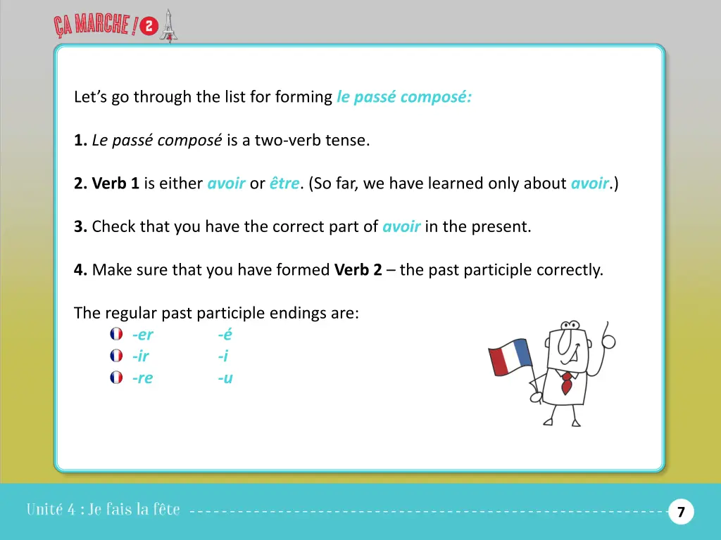 let s go through the list for forming le pass