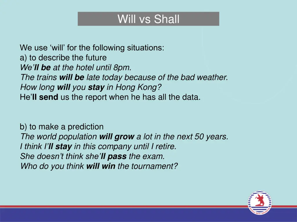 will vs shall