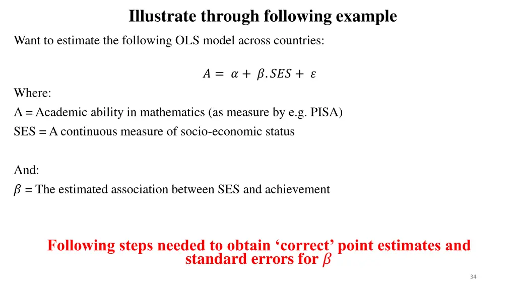 illustrate through following example