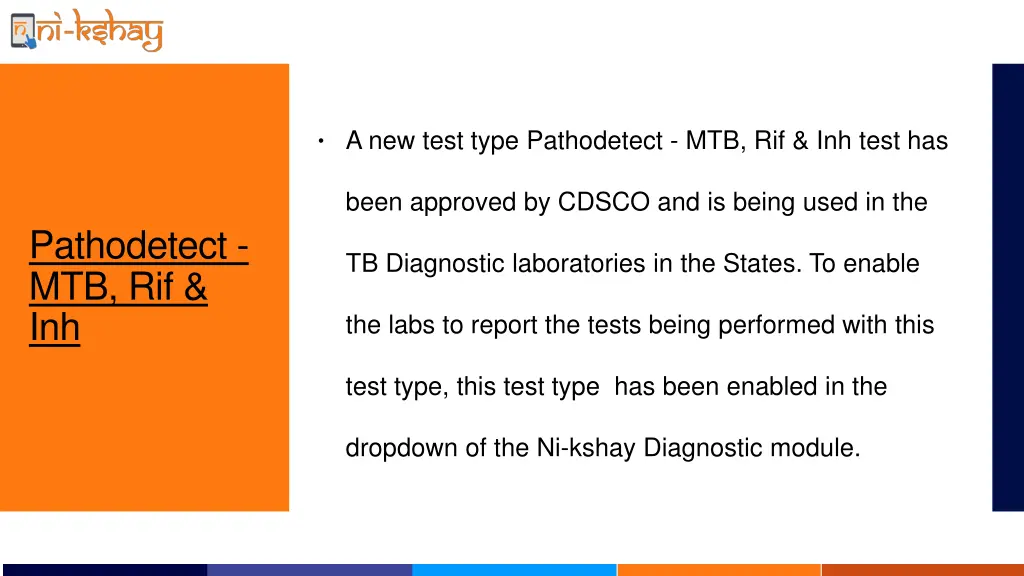 a new test type pathodetect mtb rif inh test has