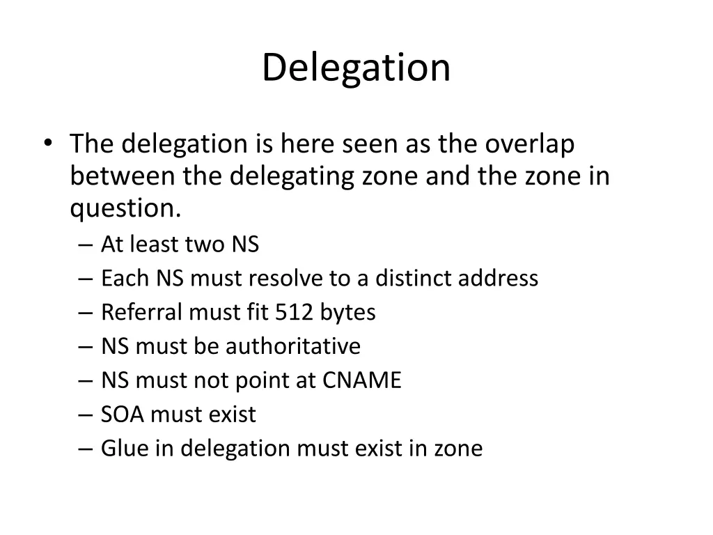 delegation