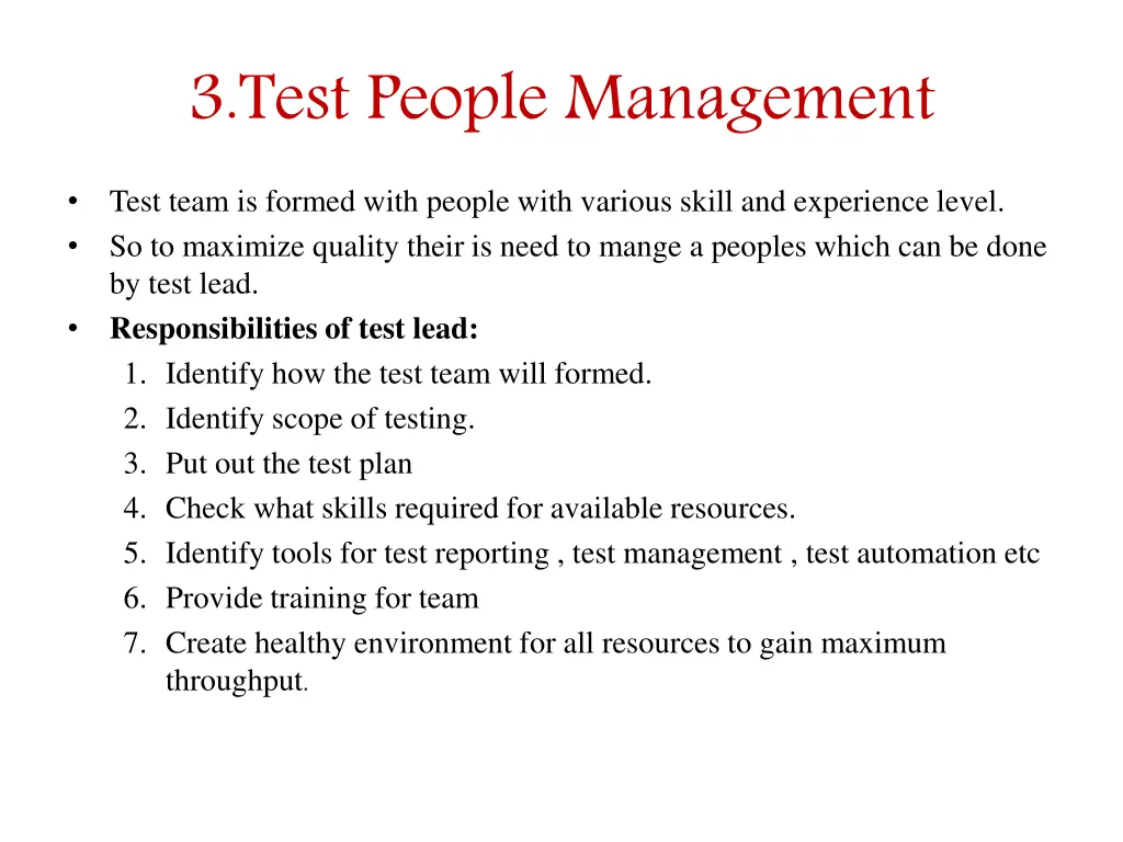 3 test people management