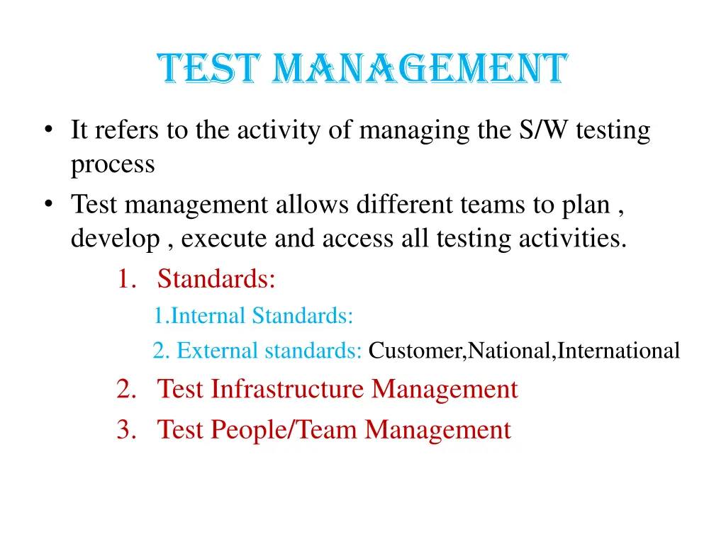 test management