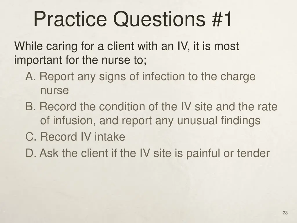 practice questions 1