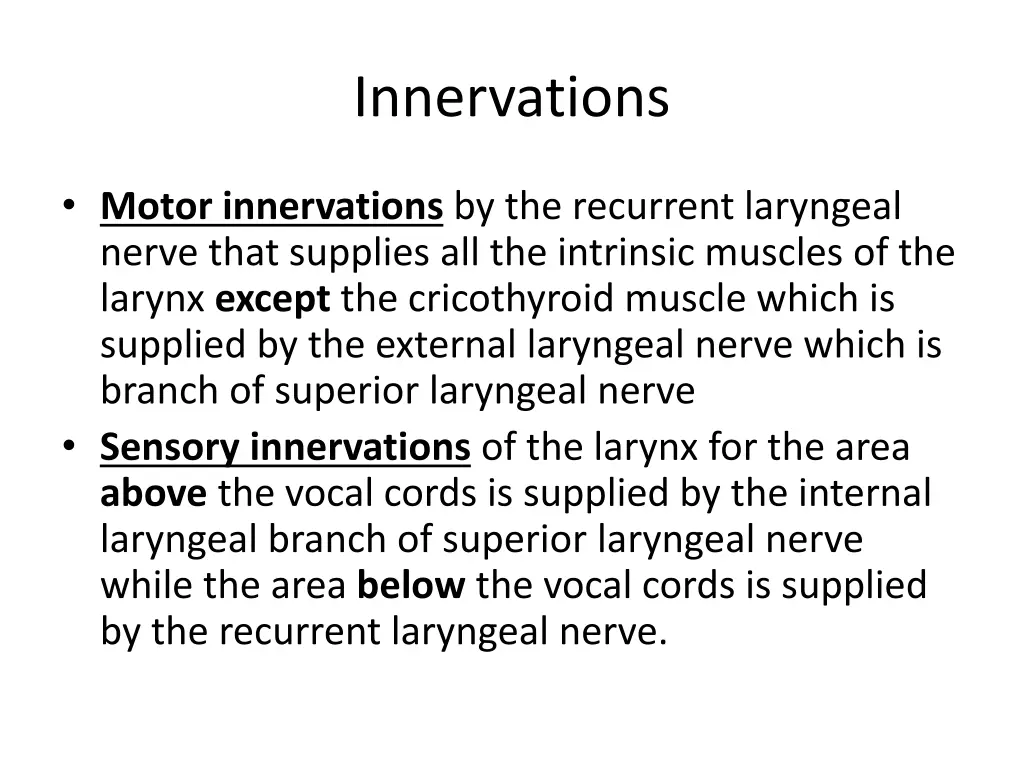 innervations