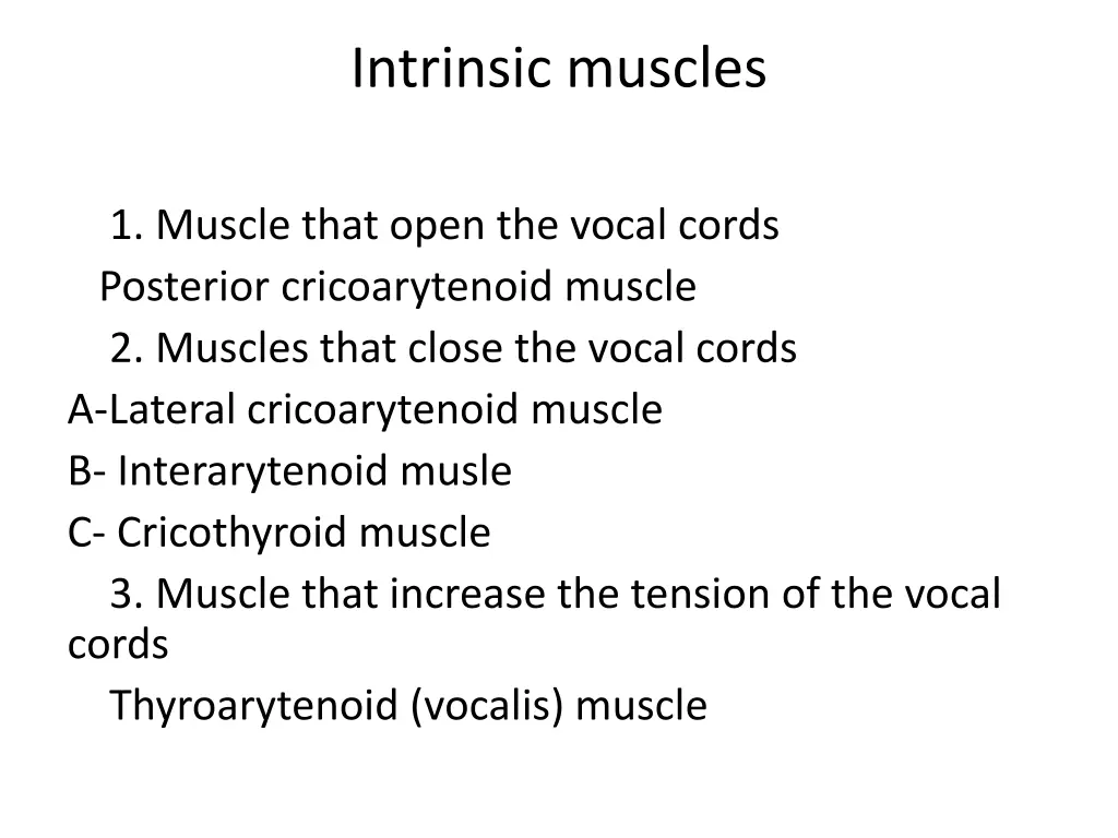 intrinsic muscles