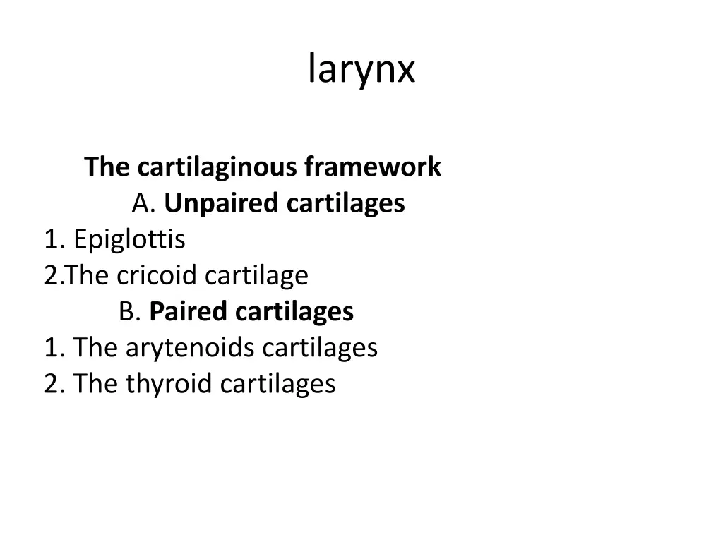 larynx