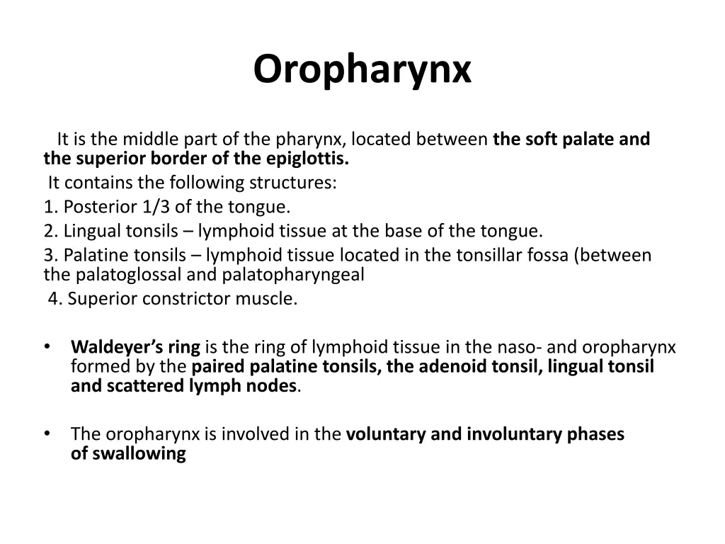 oropharynx