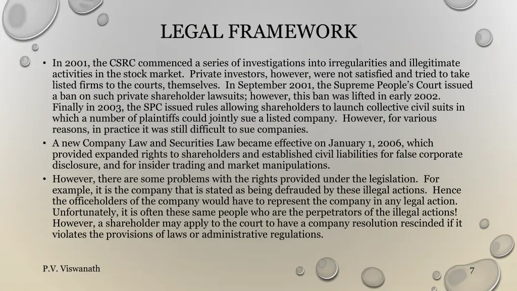 legal framework 1