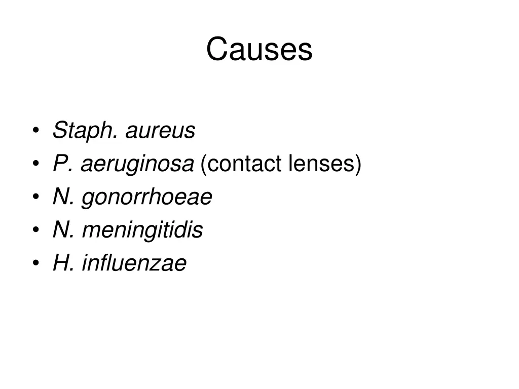 causes 5