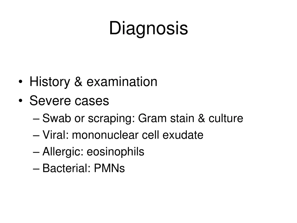 diagnosis