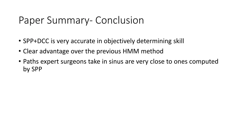 paper summary conclusion