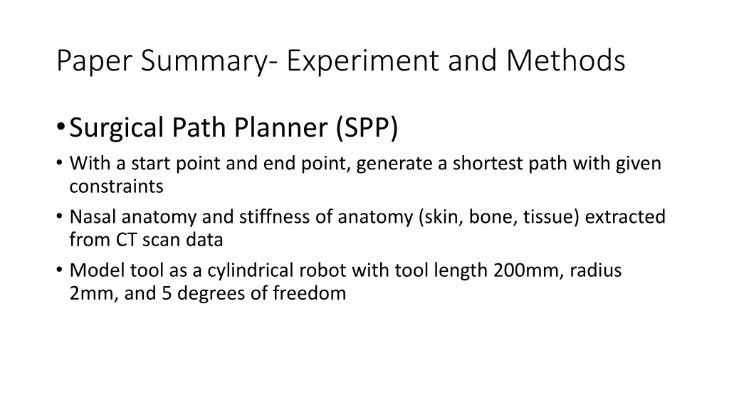 paper summary experiment and methods 3