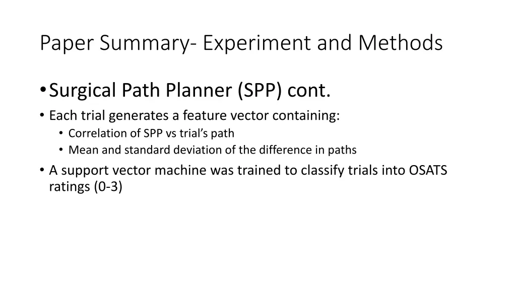 paper summary experiment and methods 5