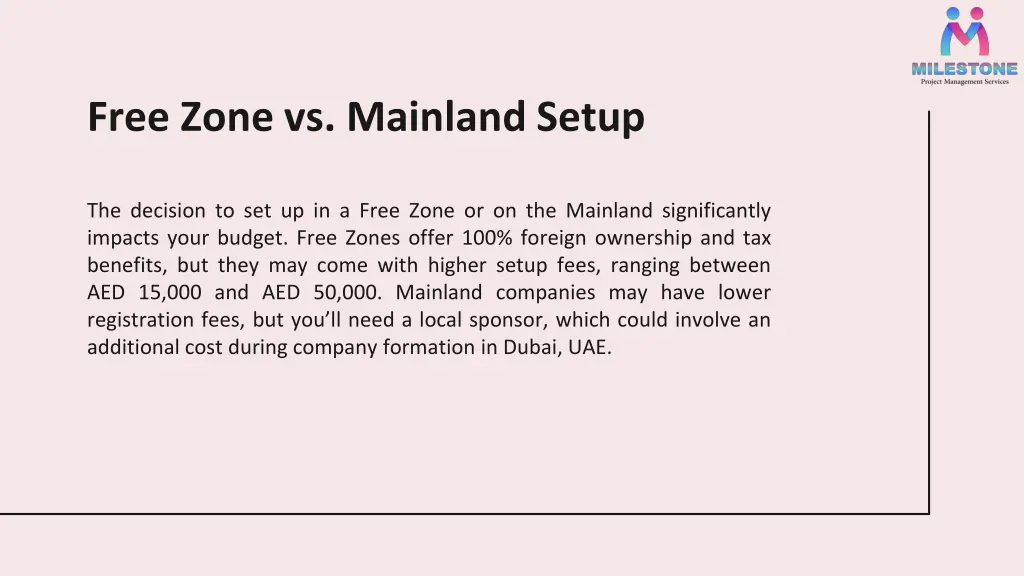 free zone vs mainland setup