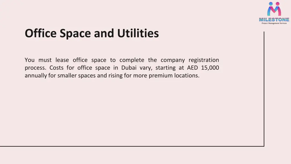 office space and utilities