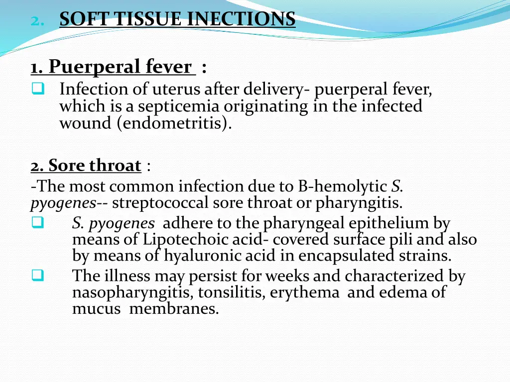 2 soft tissue inections