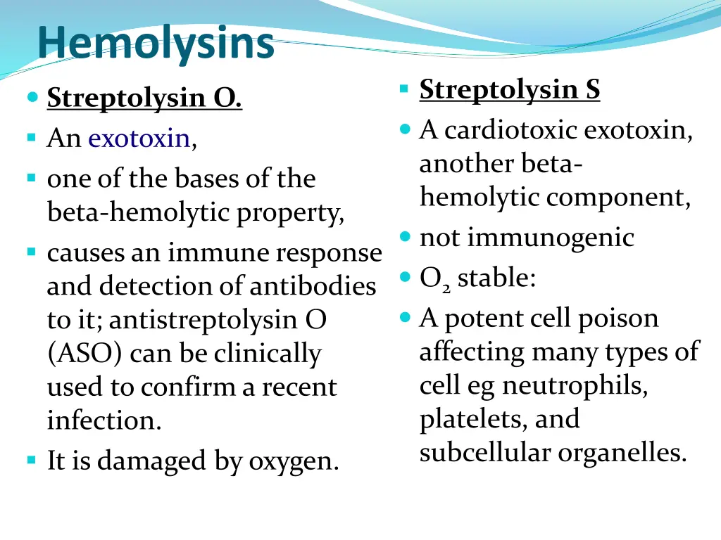 hemolysins