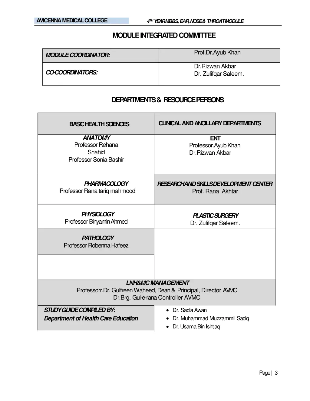 avicenna medical college 1